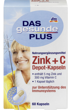 鋅＋維他命C膠囊 60粒 - Germanbuy HK 德國代購