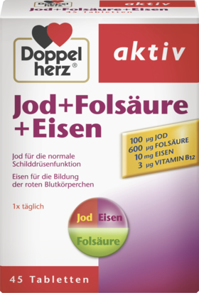 葉酸+碘+鐵綜合營養素 45粒 - Germanbuy HK 德國代購